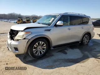 2018 Nissan Armada SL with VIN JN8AY2ND9J9059716, listed as a Copart auction lot 48053165 with 128,078 mi miles and Salvage Title. Bid and sale history available at carsss.com. Image 1.