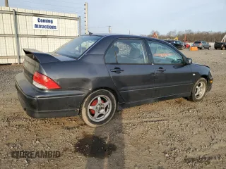 2003 Mitsubishi Lancer OZ-Rally with VIN JA3AJ86E83U050773, listed as a Copart auction lot 47749265 with 195,801 mi miles and Salvage Title. Bid and sale history available at carsss.com. Image 3.