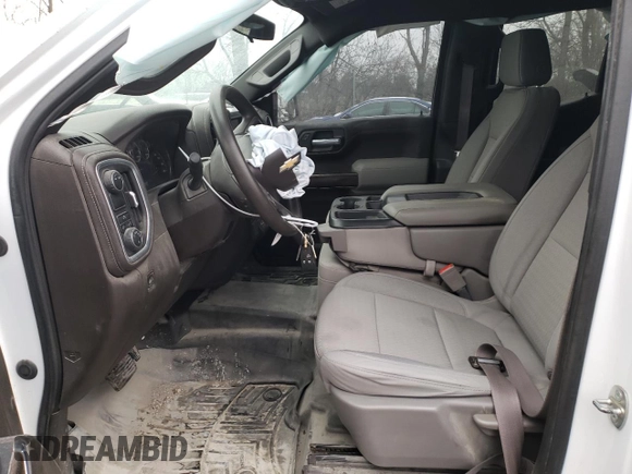 2021 Chevrolet Silverado 1500 LT with VIN 1GCRWCEK7MZ373085, listed as a Copart auction lot 85878384 with 99,971 mi miles and Salvage Title. Bid and sale history available at DreamBid. Image 7.