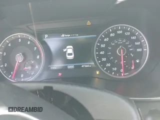 2019 Genesis G70 Advanced with VIN KMTG34LE0KU034232, listed as a IAAI auction lot 42113393 with 47,360 mi miles and . Bid and sale history available at DreamBid. Image 7.
