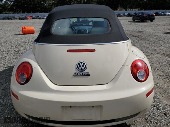 2006 Volkswagen Beetle with VIN 3VWRG31Y66M331578, listed as a Copart auction lot 49324285 with 93,854 mi miles and Salvage title. Bid and sale history available at DreamBid. Image 6.
