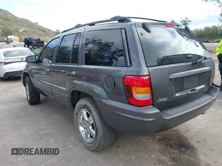 2004 Jeep Grand Cherokee Limited with VIN 1J8GX58N34C360819, listed as a IAAI auction lot 41816348 with 144,609 mi miles and . Bid and sale history available at DreamBid. Image 3.