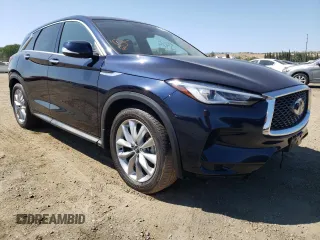 2020 Infiniti QX50 LUXE with VIN 3PCAJ5M36LF111628, listed as a Copart auction lot 44840512 with 3,429 mi miles. Bid and sale history available at carsss.com. Image 1.