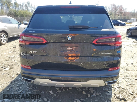 2019 BMW X5 xDrive40i with VIN 5UXCR6C50KLL51312, listed as a Copart auction lot 49631235 with Not provided miles and Salvage title. Bid and sale history available at DreamBid. Image 6.