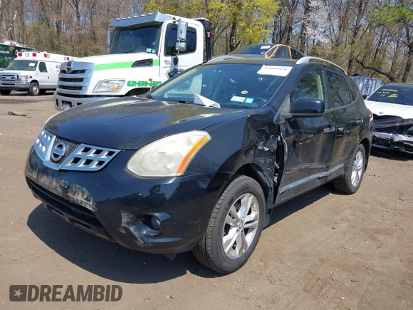 2013 Nissan Rogue S with VIN JN8AS5MV1DW641389, listed as a IAAI auction lot 42090826 with 91,845 mi miles and . Bid and sale history available at DreamBid. Image 2.