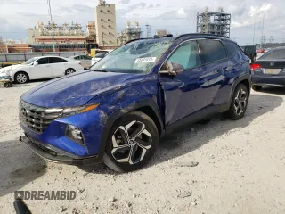 2023 Hyundai Tucson Limited with VIN 5NMJE3AEXPH276634, listed as a Copart auction lot 45091615 with 52,193 mi miles and Salvage title. Bid and sale history available at DreamBid. Image 1.