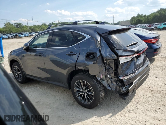 2022 Lexus NX with VIN JTJAKCEZ4N5005555, listed as a Copart auction lot 60156034 with 10,485 mi miles and Salvage Title. Bid and sale history available at carsss.com. Image 2.