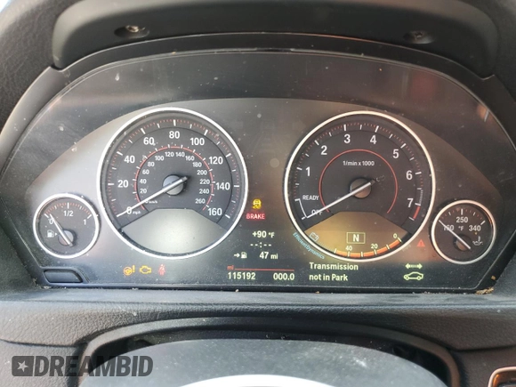 2014 BMW 3 Series 335i with VIN WBA3A9C50EF479026, listed as a Copart auction lot 76541044 with 115,192 mi miles and Clean Title. Bid and sale history available at carsss.com. Image 9.