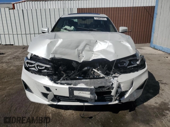 2024 BMW 3 Series 330i xDrive with VIN 3MW89FF07R8E09258, listed as a Copart auction lot 49174225 with 34,432 mi miles and Salvage Title. Bid and sale history available at carsss.com. Image 5.