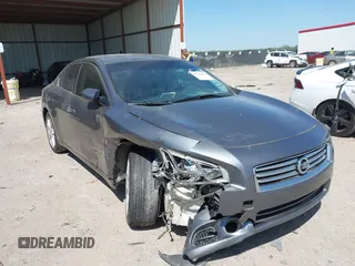 2014 Nissan Maxima S with VIN 1N4AA5AP0EC488162, listed as a IAAI auction lot 41986642 with 99,195 mi miles and . Bid and sale history available at DreamBid. Image 1.