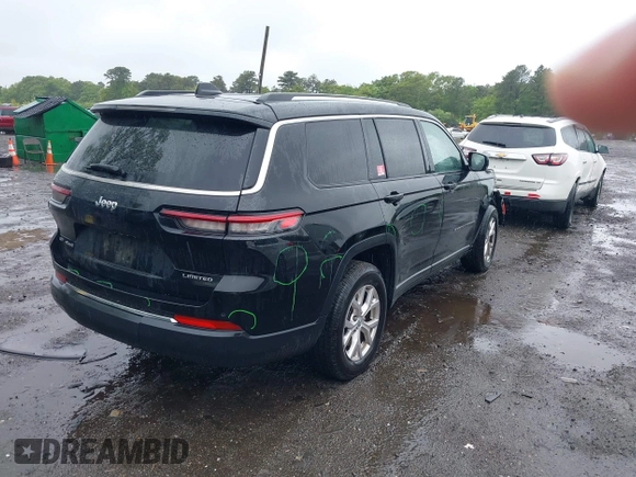 2021 Jeep Grand Cherokee Limited with VIN 1C4RJKBG1M8137417, listed as a IAAI auction lot 42302577 with 54,831 mi miles and . Bid and sale history available at DreamBid. Image 4.