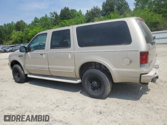 2004 Ford Excursion Limited with VIN 1FMNU43S44ED91995, listed as a Copart auction lot 55255795 with 2,792,255 mi miles and Clean Title. Bid and sale history available at DreamBid. Image 2.