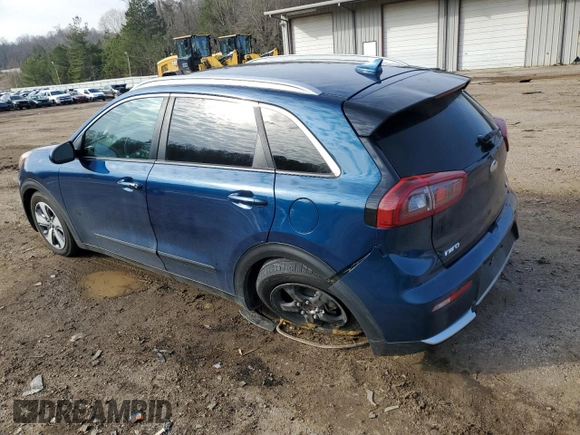 2018 Kia Niro LX with VIN KNDCB3LC2J5114200, listed as a Copart auction lot 43015215 with 172,600 mi miles and Salvage Title. Bid and sale history available at carsss.com. Image 2.