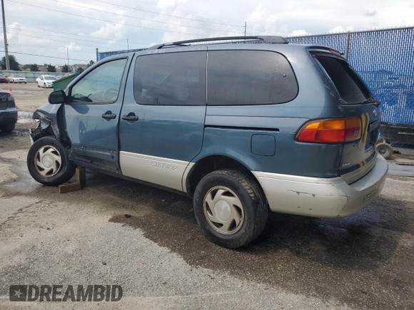 2000 Toyota Sienna LE with VIN 4T3ZF13C1YU267463, listed as a Copart auction lot 71667624 with 0 mi miles and Salvage Title. Bid and sale history available at carsss.com. Image 2.
