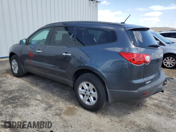 2012 Chevrolet Traverse LS with VIN 1GNKRFED9CJ421220, listed as a Copart auction lot 52912825 with 113,567 mi miles and Clean Title. Bid and sale history available at DreamBid. Image 2.