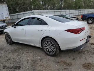 2020 Mercedes-Benz CLA with VIN WDD5J4GB6LN077650, listed as a Copart auction lot 42872015 with 53,717 mi miles and Non Repairable. Bid and sale history available at carsss.com. Image 2.