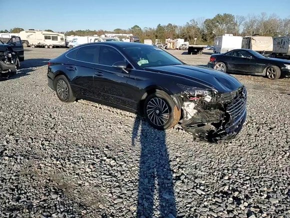 2021 Hyundai Sonata Hybrid SEL with VIN KMHL34JJ0MA034051, listed as a Copart auction lot 84638104 with 85,766 mi miles and Salvage Title. Bid and sale history available at carsss.com. Image 11.