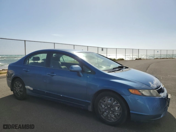 2006 Honda Civic Sdn LX with VIN 1HGFA16526L043277, listed as a Copart auction lot 48189255 with 102,019 mi miles and Salvage Title. Bid and sale history available at carsss.com. Image 4.