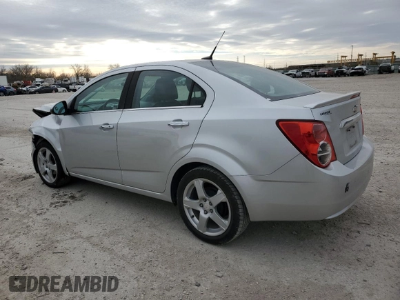 2014 Chevrolet Sonic LTZ with VIN 1G1JE5SB3E4177152, listed as a Copart auction lot 82578444 with 0 mi miles and Salvage Title. Bid and sale history available at carsss.com. Image 2.