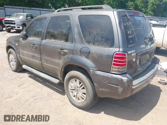 2005 Mercury Mariner Luxury with VIN 4M2CU57195DJ25103, listed as a IAAI auction lot 42032296 with 154,134 mi miles and . Bid and sale history available at DreamBid. Image 3.