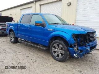 2013 Ford F-150 XL with VIN 1FTFW1CF4DFD22741, listed as a IAAI auction lot 41142876 with 1 mi miles. Bid and sale history available at carsss.com. Image 1.