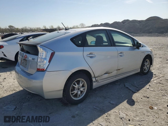 2011 Toyota Prius I with VIN JTDKN3DU6B5353843, listed as a Copart auction lot 52383135 with 306,749 mi miles and Clean Title. Bid and sale history available at DreamBid. Image 3.