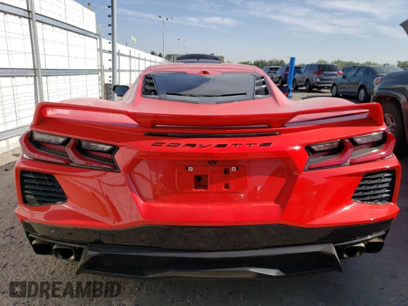2020 Chevrolet Corvette 2LT with VIN 1G1Y72D43L5109530, listed as a Copart auction lot 72776364 with 13,618 mi miles and Salvage Title. Bid and sale history available at carsss.com. Image 6.