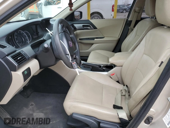 2014 Honda Accord LX z VIN 1HGCR2F33EA264588, wystawiony jako Copart lot #52978875 z przebiegiem 122 866 mil mil oraz Szkoda całkowita • Salvage title. Historia ofert i sprzedaży dostępna na DreamBid. Obrazek 7.