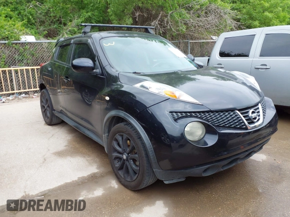 2013 Nissan Juke S with VIN JN8AF5MR5DT211244, listed as a IAAI auction lot 42066053 with 174,018 mi miles. Bid and sale history available at carsss.com. Image 1.
