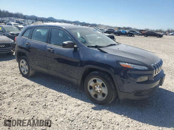 2015 Jeep Cherokee Sport z VIN 1C4PJLAB7FW531697, wystawiony jako Copart lot #49460415 z przebiegiem 145 023 mil mil oraz Czysty tytuł • Clean title. Historia ofert i sprzedaży dostępna na DreamBid. Obrazek 4.