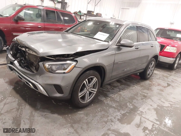 2021 Mercedes-Benz GLC with VIN W1N0G8EB1MF867732, listed as a IAAI auction lot 41409037 with 77,279 mi miles. Bid and sale history available at carsss.com. Image 18.