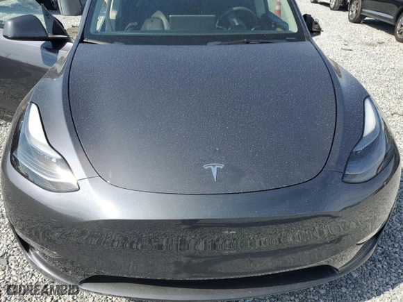 2023 Tesla Model Y Long Range with VIN 7SAYGAEE3PF874317, listed as a Copart auction lot 50568005 with 0 mi miles and Salvage Title. Bid and sale history available at carsss.com. Image 14.