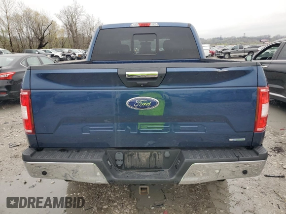 2018 Ford F-150 XL with VIN 1FTEW1EG1JKE92785, listed as a Copart auction lot 51144035 with 82,193 mi miles and Salvage Title. Bid and sale history available at carsss.com. Image 6.
