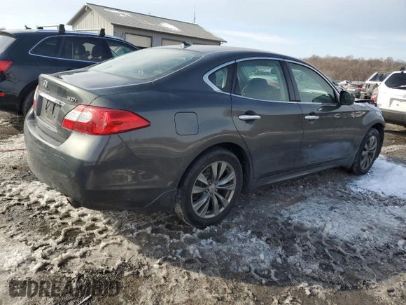 2013 Infiniti M z VIN JN1BY1AR0DM601124, wystawiony jako Copart lot #42509265 z przebiegiem 107 719 mil mil oraz Szkoda całkowita • Salvage title. Historia ofert i sprzedaży dostępna na DreamBid. Obrazek 3.