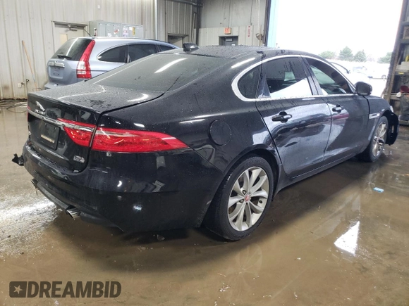 2018 Jaguar XF 25t Premium with VIN SAJBJ4FX8JCY54463, listed as a Copart auction lot 81089384 with 90,263 mi miles and Salvage Title. Bid and sale history available at carsss.com. Image 3.