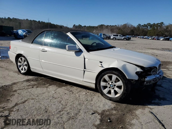 2006 BMW 3 Series 325Ci with VIN WBABW33406PX88265, listed as a Copart auction lot 88457715 with 96,263 mi miles and Salvage Title. Bid and sale history available at carsss.com. Image 4.