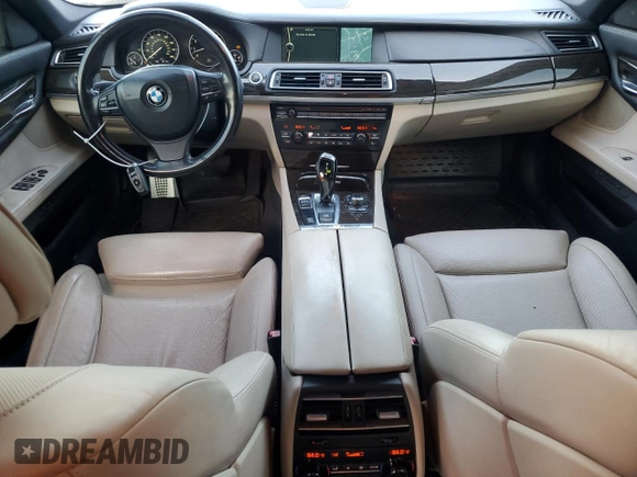 2012 BMW 7 Series 740Li with VIN WBAKB4C53CC576294, listed as a Copart auction lot 53401885 with 159,858 mi miles and Clean Title. Bid and sale history available at carsss.com. Image 8.