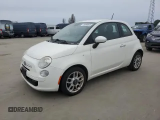 2013 FIAT 500 Pop with VIN 3C3CFFAR7DT736443, listed as a Copart auction lot 45006825 with 123,295 mi miles and Clean title. Bid and sale history available at DreamBid. Image 1.