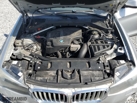 2017 BMW X3 sDrive28i with VIN 5UXWZ7C50H0U46840, listed as a Copart auction lot 52773005 with 268,839 mi miles and Clean Title. Bid and sale history available at carsss.com. Image 12.