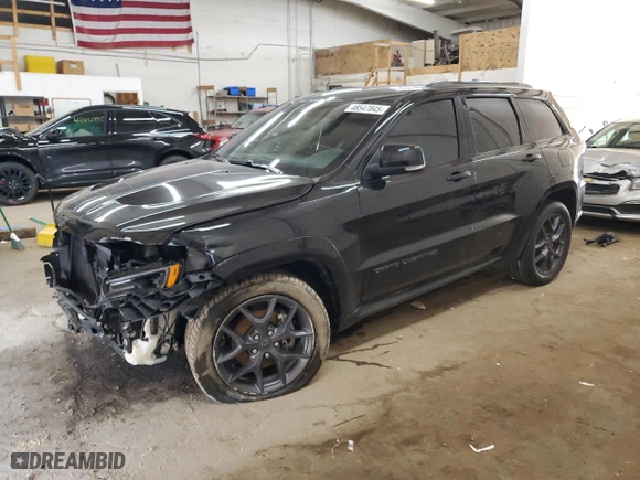 2019 Jeep Grand Cherokee Limited X with VIN 1C4RJFBG1KC583505, listed as a Copart auction lot 48547845 with 99,319 mi miles and Non Repairable. Bid and sale history available at carsss.com. Image 1.