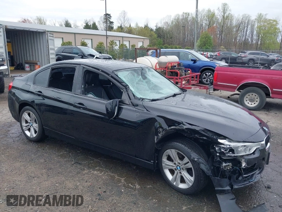 2016 BMW 3 Series 328i with VIN WBA8E9G54GNT84160, listed as a IAAI auction lot 41920657 with 123,492 mi miles. Bid and sale history available at carsss.com. Image 1.