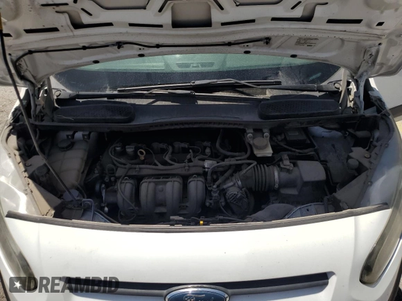 2018 Ford Transit Connect XL with VIN NM0LS7E71J1373241, listed as a Copart auction lot 61635235 with 82,574 mi miles and Salvage title. Bid and sale history available at DreamBid. Image 12.