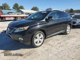 2011 Lexus RX with VIN JTJBC1BA7B2419267, listed as a Copart auction lot 47300265 with 163,852 mi miles and Salvage Title. Bid and sale history available at carsss.com. Image 1.