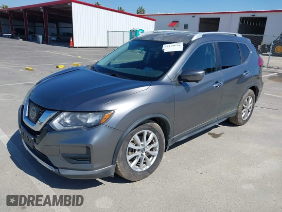 2017 Nissan Rogue SV with VIN KNMAT2MT9HP581822, listed as a IAAI auction lot 42140794 with 74,261 mi miles. Bid and sale history available at carsss.com. Image 17.