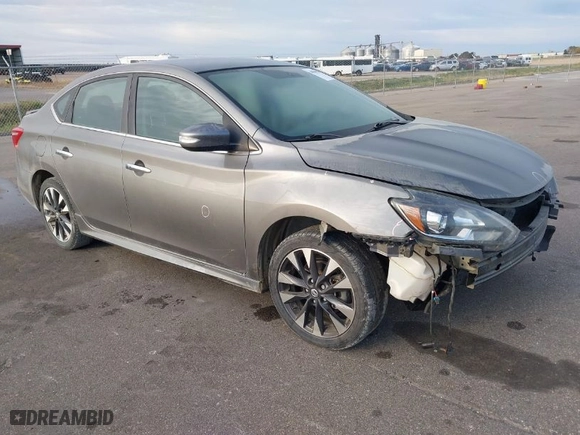 2017 Nissan Sentra SV with VIN 3N1AB7AP2HY234874, listed as a IAAI auction lot 40588556 with 129,025 mi miles. Bid and sale history available at carsss.com. Image 1.