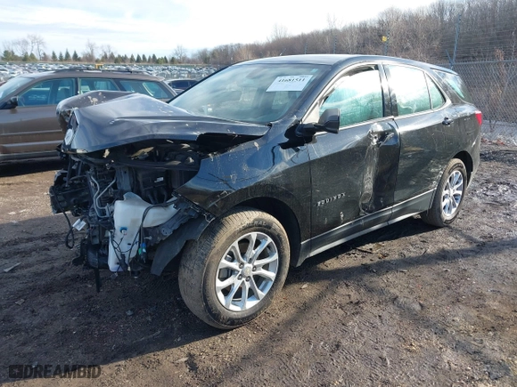 2018 Chevrolet Equinox LS with VIN 3GNAXHEVXJL134321, listed as a IAAI auction lot 41681511 with 103,123 mi miles. Bid and sale history available at carsss.com. Image 18.