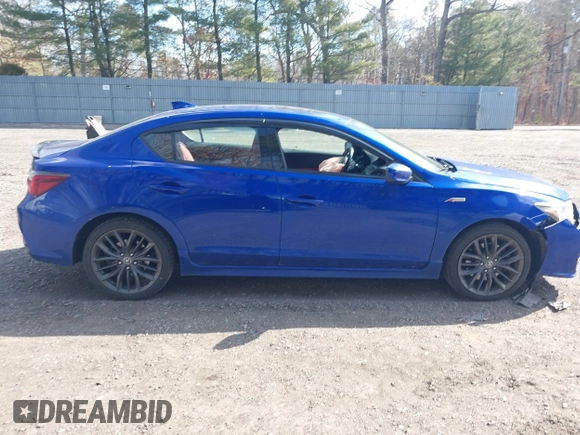 2019 Acura ILX w/Premium/A-Spec Pkg with VIN 19UDE2F87KA003908, listed as a IAAI auction lot 41673179 with 72,505 mi miles. Bid and sale history available at carsss.com. Image 13.