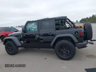 2018 Jeep Wrangler Unlimited Sport S with VIN 1C4HJXDG8JW105612, listed as a IAAI auction lot 42420765 with 54,873 mi miles and . Bid and sale history available at DreamBid. Image 13.