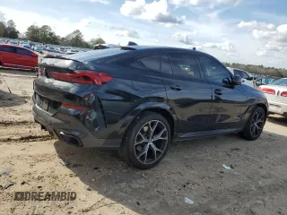 2022 BMW X6 xDrive40i with VIN 5UXCY6C01N9K49185, listed as a Copart auction lot 49020645 with 36,200 mi miles and Salvage Title. Bid and sale history available at carsss.com. Image 3.