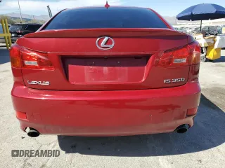 2008 Lexus IS 350 with VIN JTHBE262685018336, listed as a Copart auction lot 52635385 with 144,233 mi miles and Salvage title. Bid and sale history available at DreamBid. Image 6.